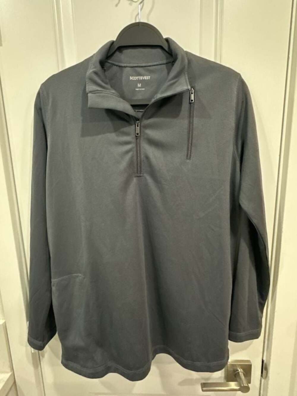 SCOTTeVEST Men's Performance Quarter-Zip Pullover